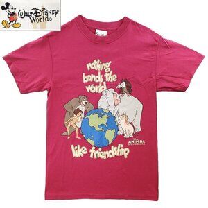 Disney World Animal Kingdom Vintage T-Shirt Jungle Book Friendship 90s Medium